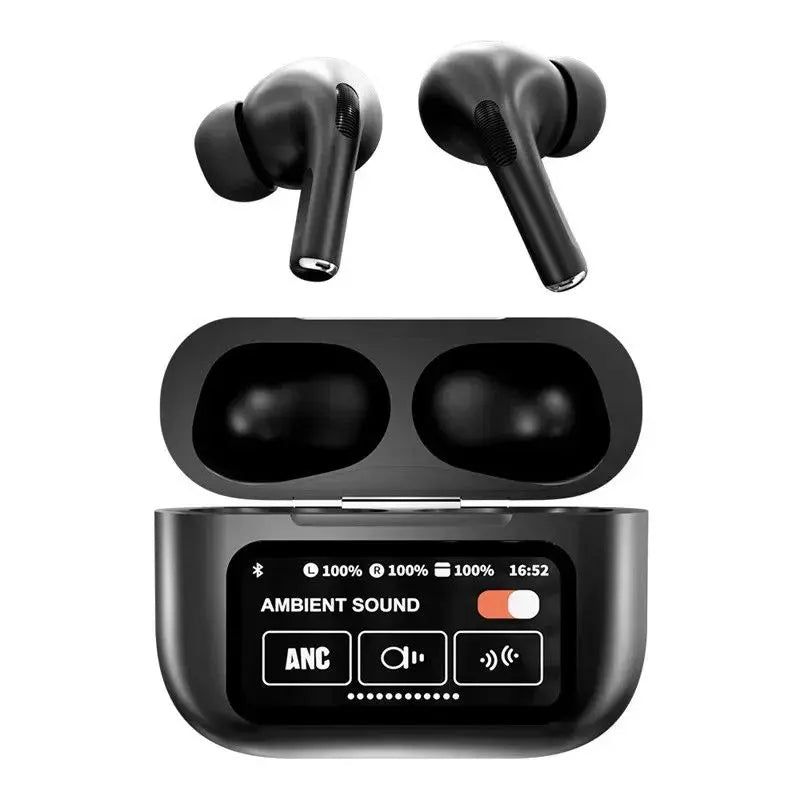 A9 Pro Earbuds 2024 TWS In-Ear Earbuds ANC/ENC Wireless Earphone s LED .