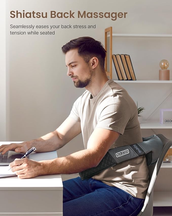 Neck and Shoulder Massager Heated Back Massager