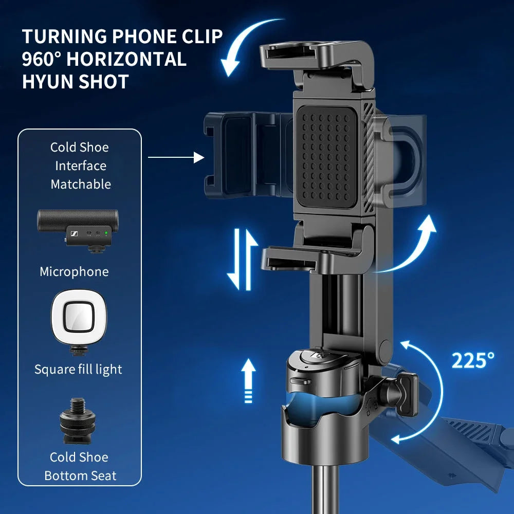 P15Mini Selfie Stick Tripod 3 in 1 Extendable Grip
