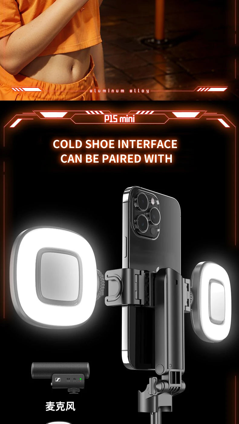 P15Mini Selfie Stick Tripod 3 in 1 Extendable Grip