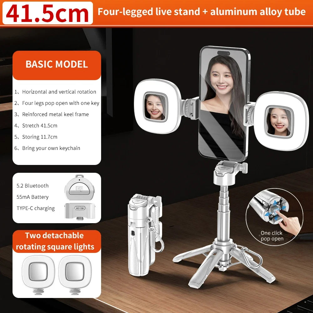 P15Mini Selfie Stick Tripod 3 in 1 Extendable Grip