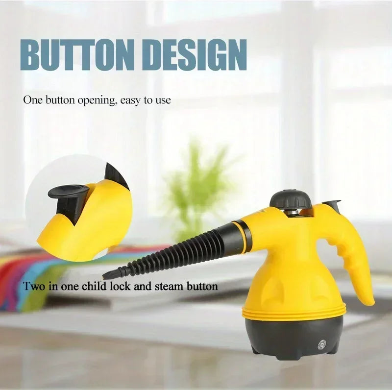 Multifunction Small Home Cleaner Sets Handheld High Temperature Steam Cleaning.