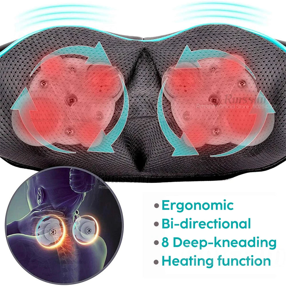 Neck and Shoulder Massager Heated Back Massager