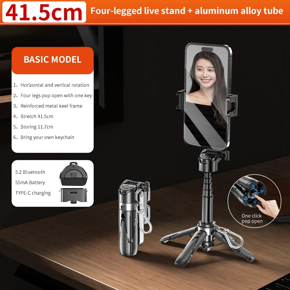 P15Mini Selfie Stick Tripod 3 in 1 Extendable Grip