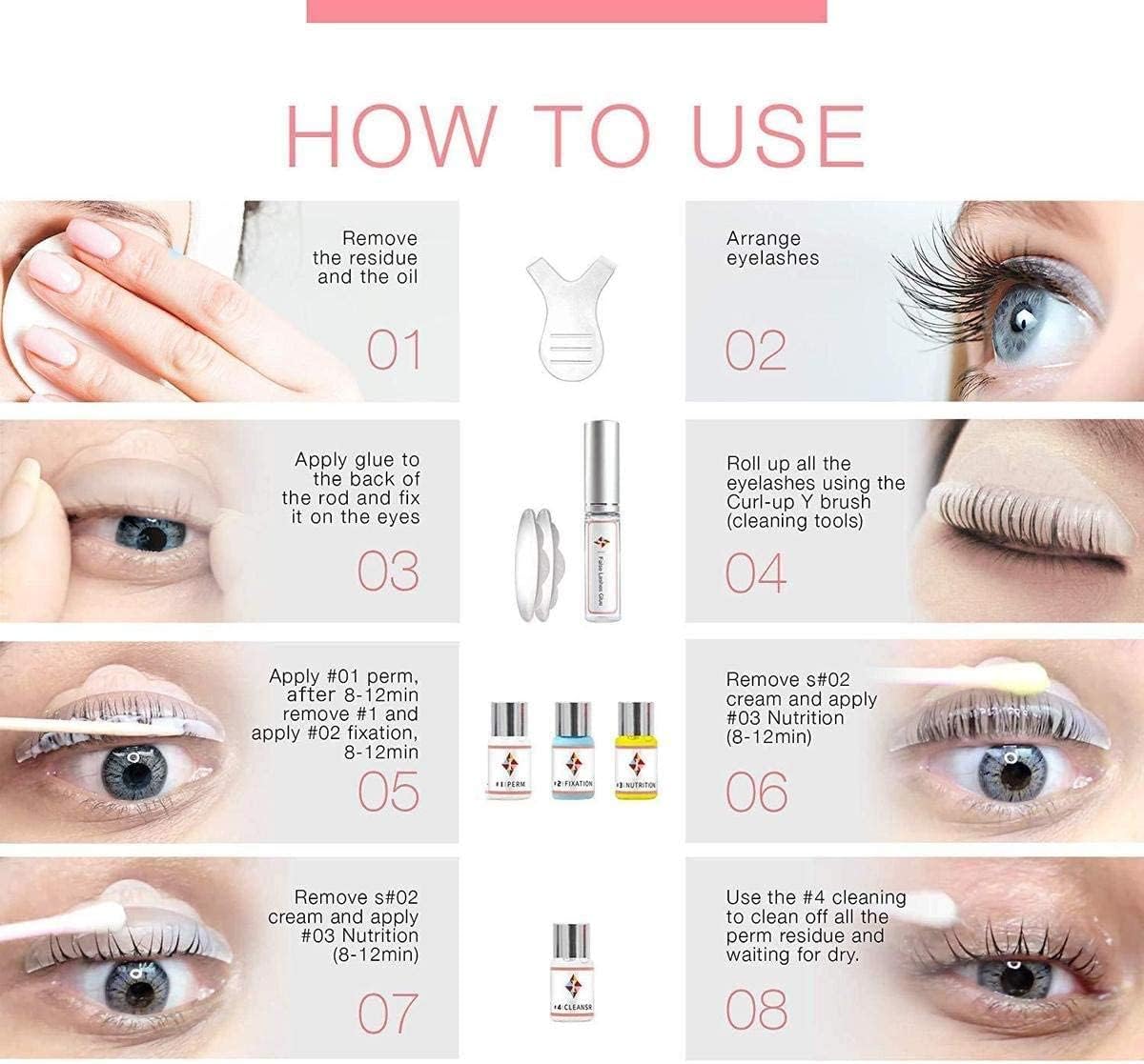 ICONSIGN Lash Lift Kit Lash Lifiting Eyelash Perming Kit Lash Curling Enhancer Eyes Makeup Tools.