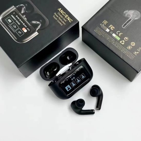 A9 Pro Earbuds 2024 TWS In-Ear Earbuds ANC/ENC Wireless Earphone s LED .