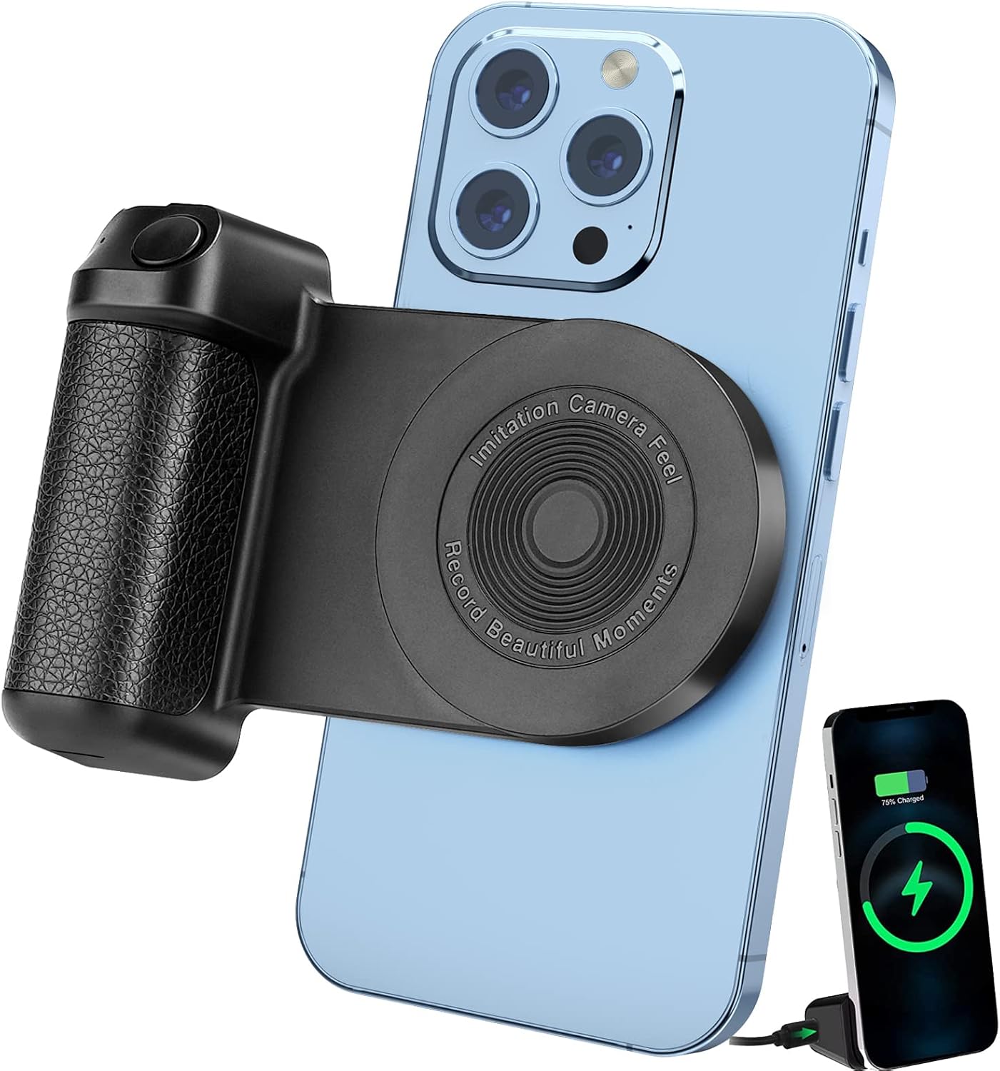 Magnetic Camera Handle Bluetooth Bracket for Android/IOS