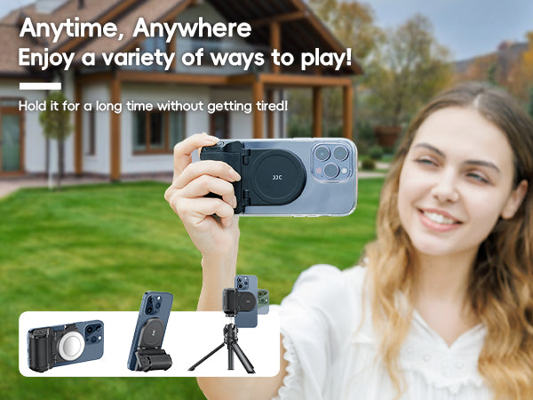 Magnetic Camera Handle Bluetooth Bracket for Android/IOS