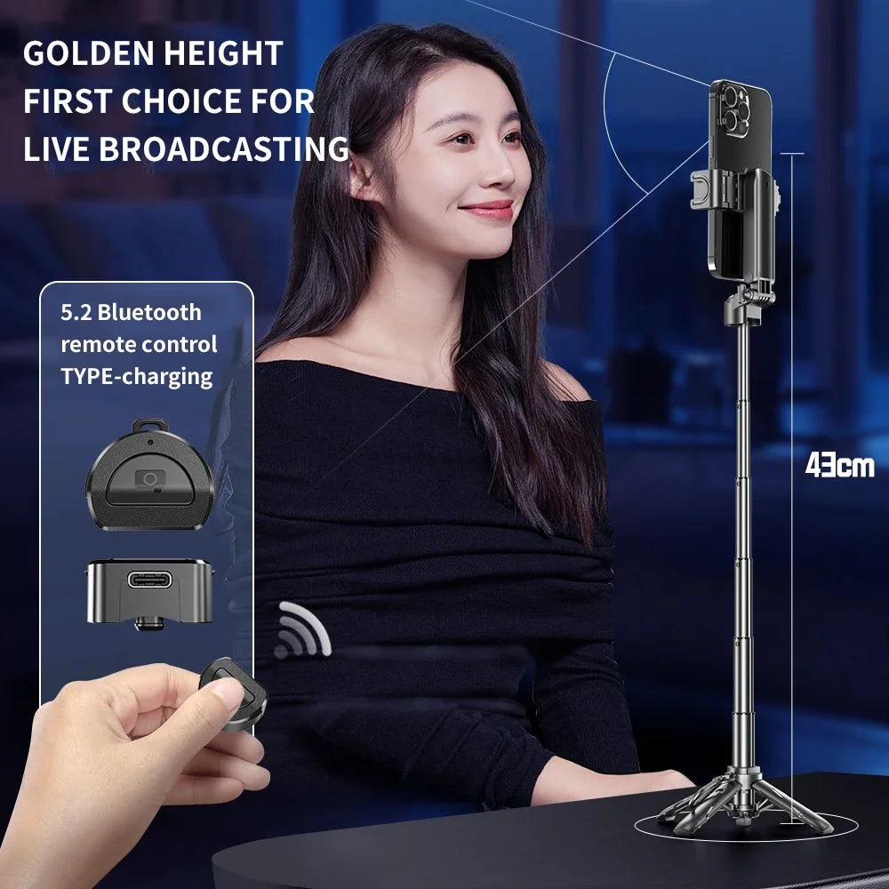 P15Mini Selfie Stick Tripod 3 in 1  Extendable Grip