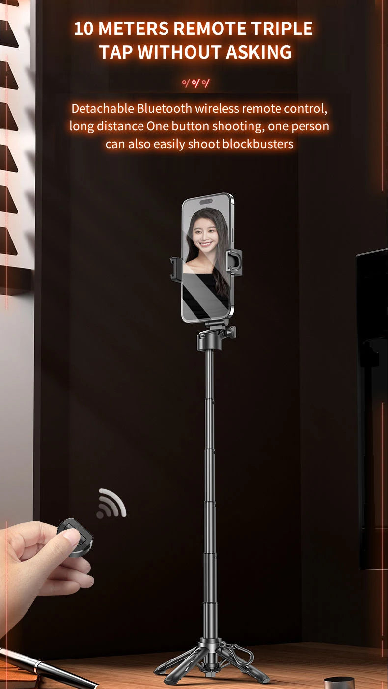 P15Mini Selfie Stick Tripod 3 in 1  Extendable Grip