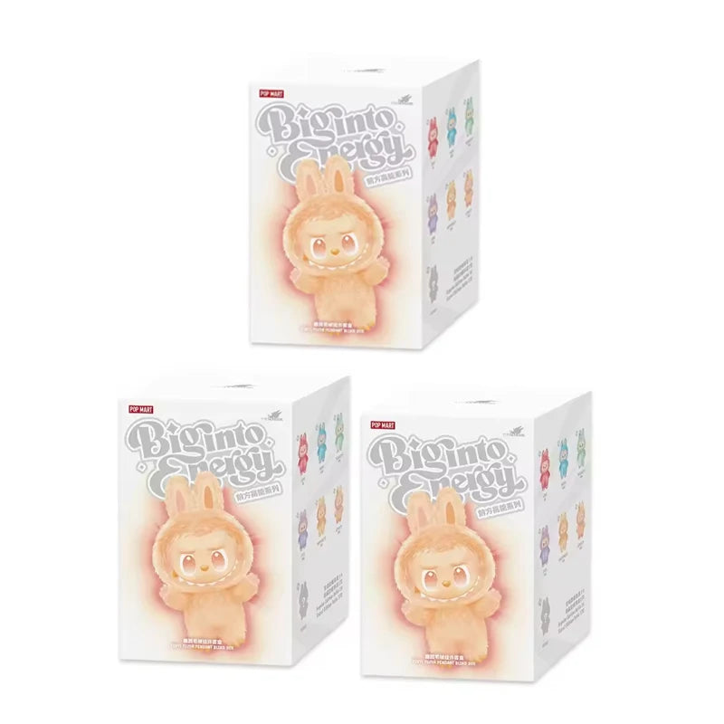 POP MART 100% Authentic Labubu The Monsters Big into Energy Series Vinyl Plush Pendant (Whole Set) 6pc Blind Box original