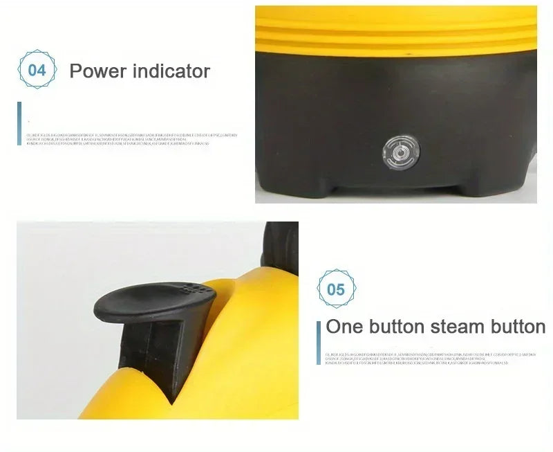 Multifunction Small Home Cleaner Sets Handheld High Temperature Steam Cleaning.
