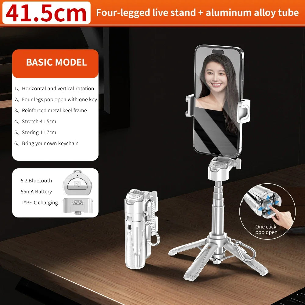 P15Mini Selfie Stick Tripod 3 in 1  Extendable Grip