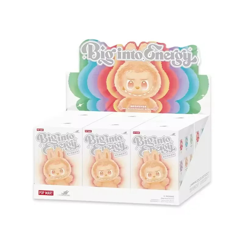 POP MART 100% Authentic Labubu The Monsters Big into Energy Series Vinyl Plush Pendant (Whole Set) 6pc Blind Box original