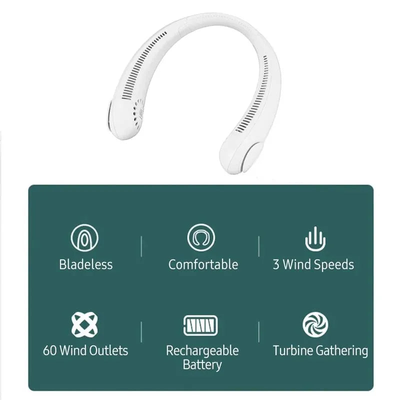 Neck Fan New Mini Neck Portable.