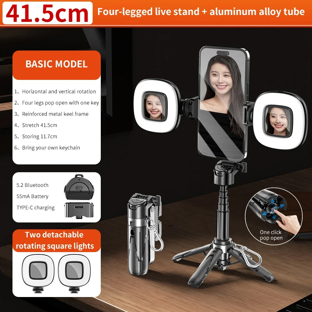 P15Mini Selfie Stick Tripod 3 in 1  Extendable Grip
