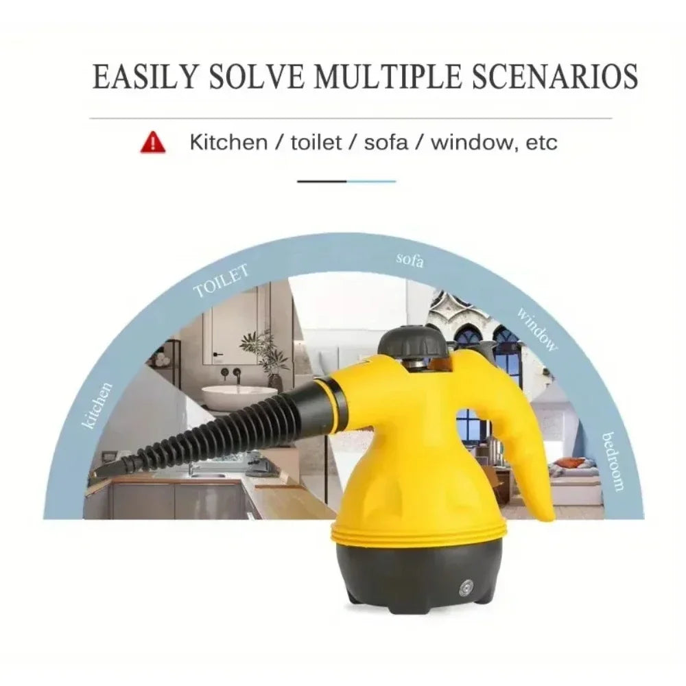 Multifunction Small Home Cleaner Sets Handheld High Temperature Steam Cleaning.
