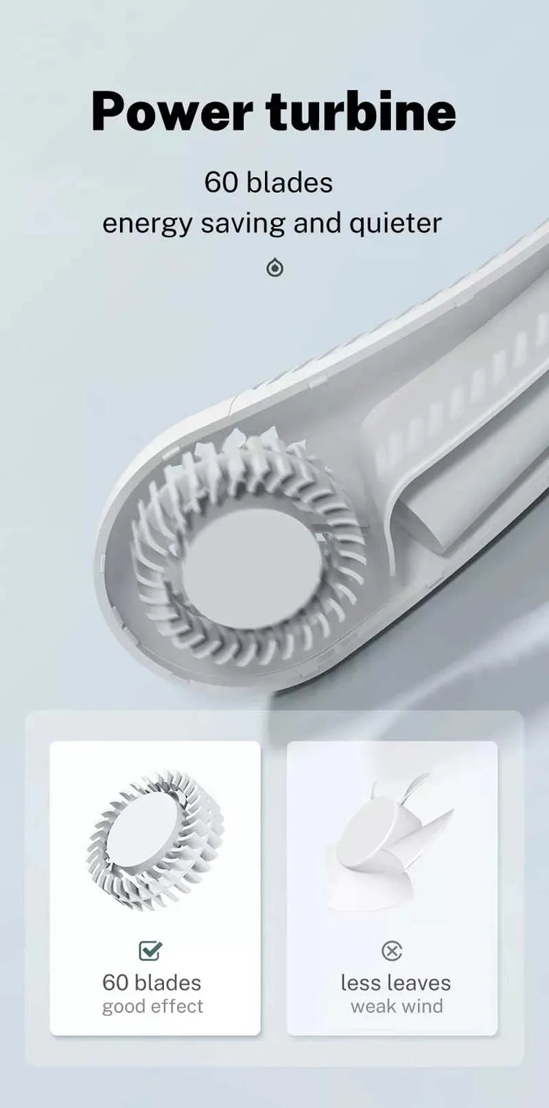 Neck Fan New Mini Neck Portable.