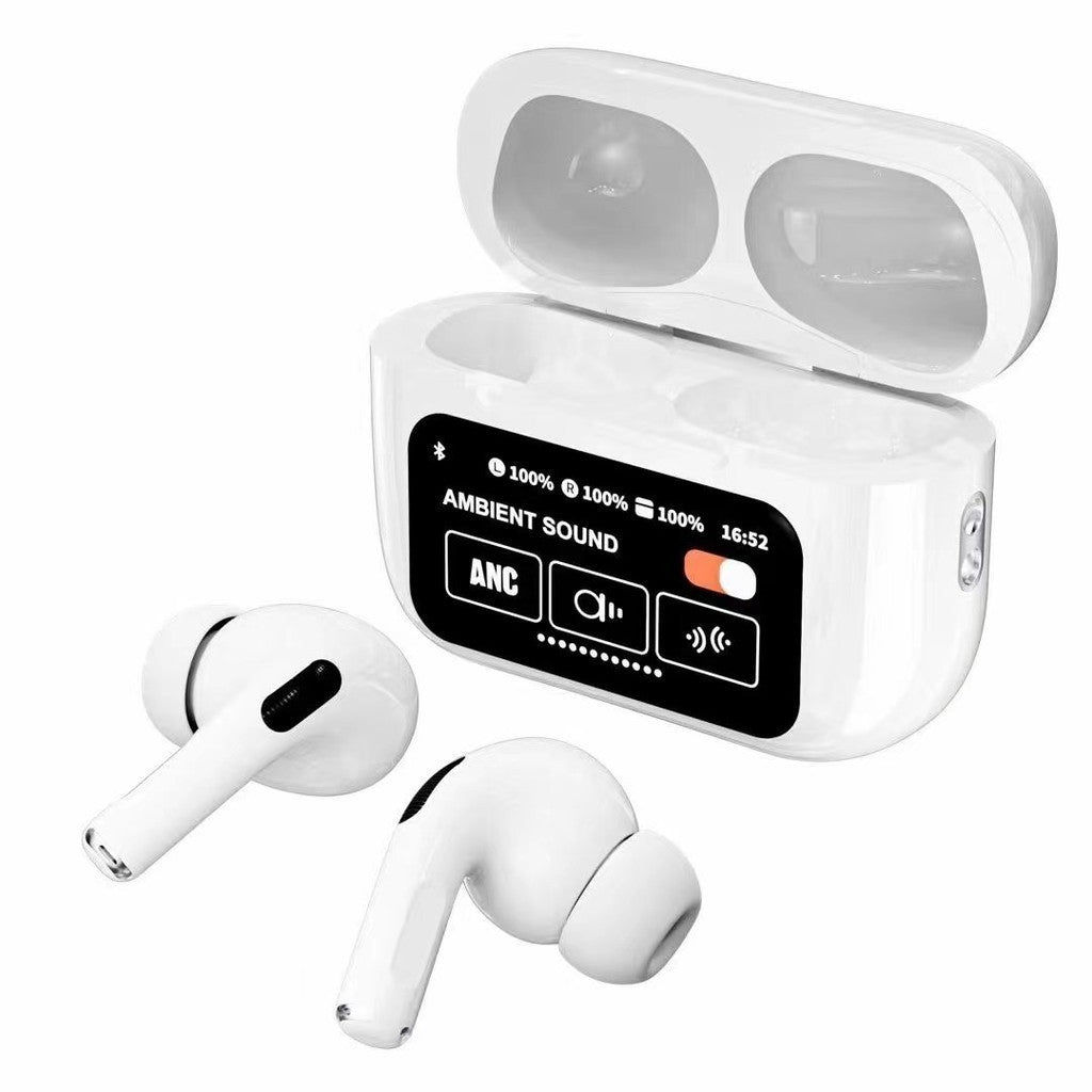 A9 Pro Earbuds 2024 TWS In-Ear Earbuds ANC/ENC Wireless Earphone s LED .